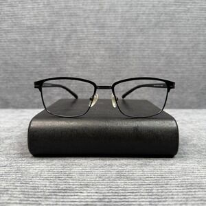 Konishi Japan Flex-Titanium Eyeglasses KF8493 Black Rectangular Frames 54-18-145